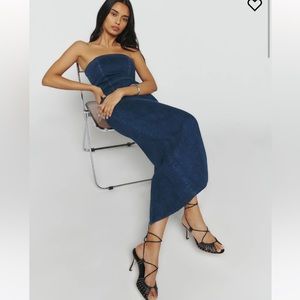 BNWT Reformation Denim Dress